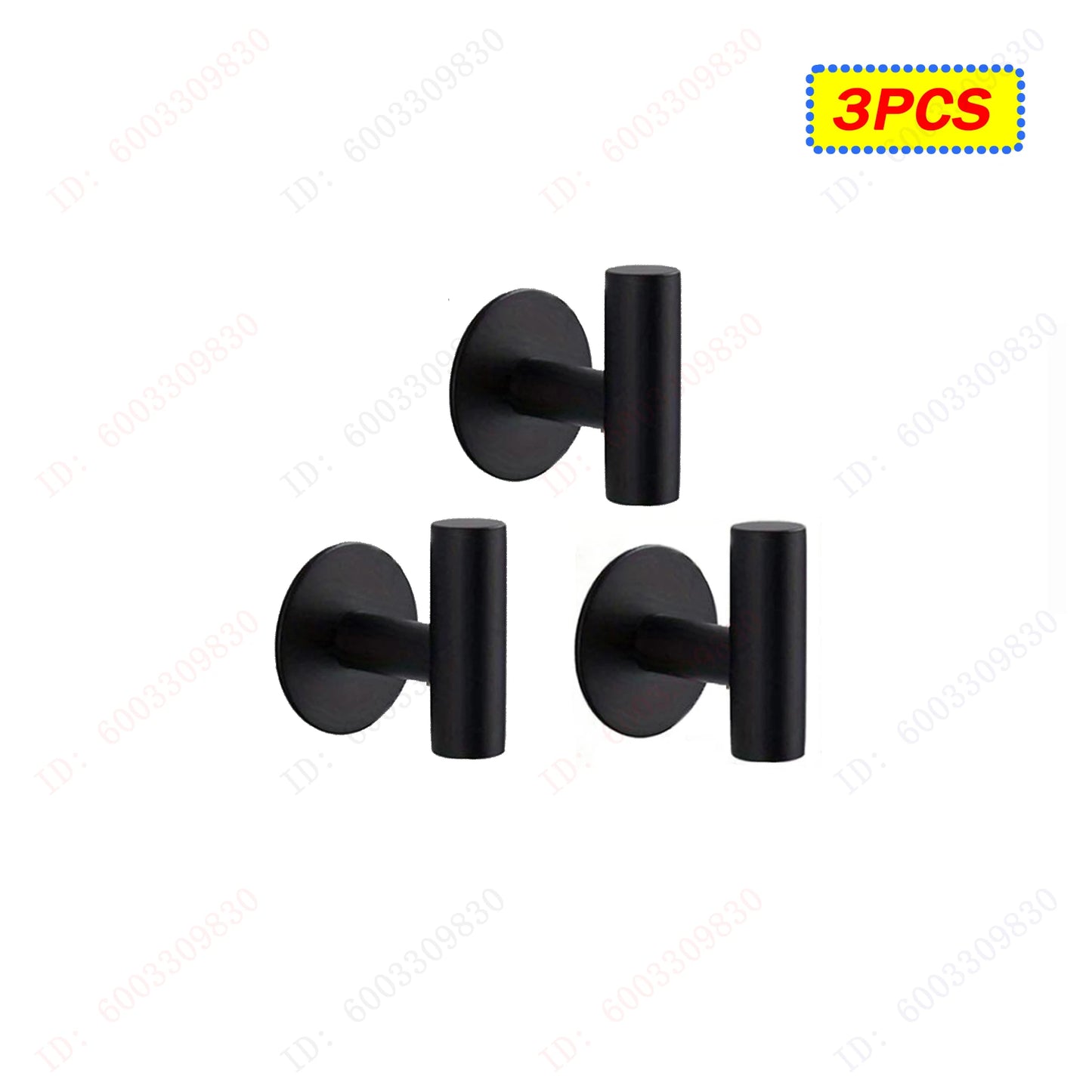 6/3PCS Strong Adhesive Wall Hooks,Self-adhesive Hooks,Towels Hanger Hook,Coat Hanging Rack,Key Holder,Bathroom Accessories