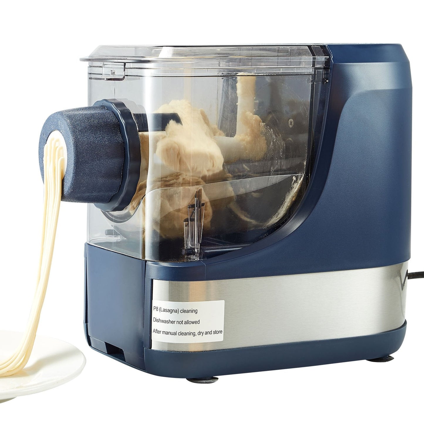 Electric Pasta Maker, 150W Automatic Noodle Maker Machine With 8 Pasta