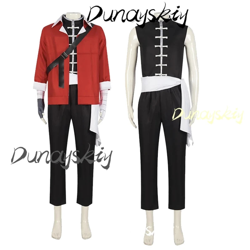 Anime Frieren Beyond Journey's End Stark Cosplay Wig Coat Pants Outfit Costumes Men Women Role Play Cosplay Customized