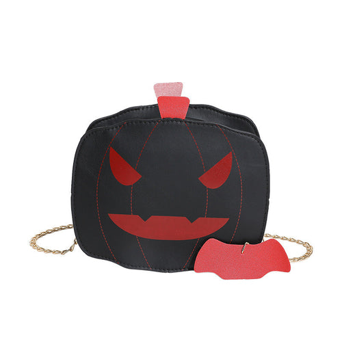 Halloween Cartoon Pumpkin Shoulder Bag For Girls Personality Funny