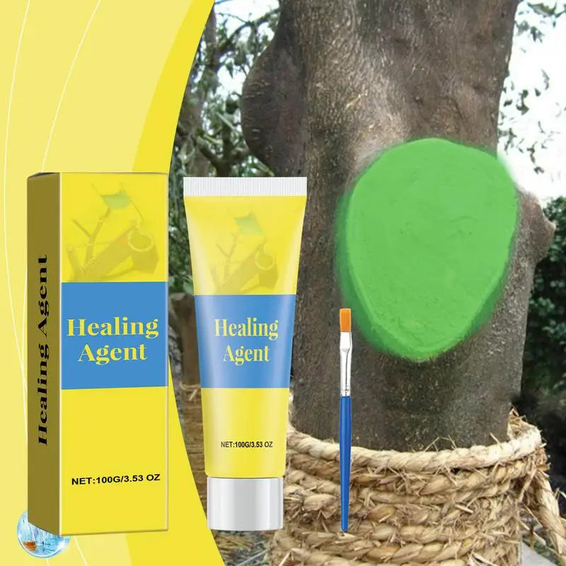 Tree Wound Dressing Healing Paste For Tree Wound Grafting Supplies Dressing Ointment With Brush For Bonsai Shrubs Roses And