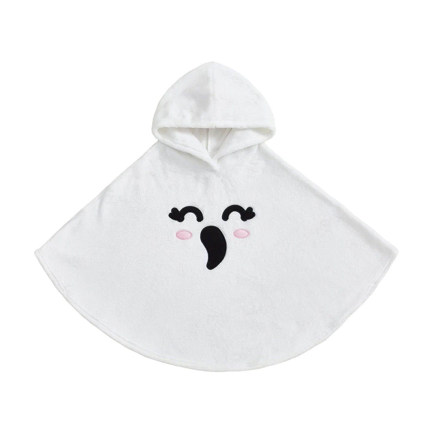 Creepy Halloween Costume for Children Black Bat Design Hooded Cloak for Toddlers and Teens