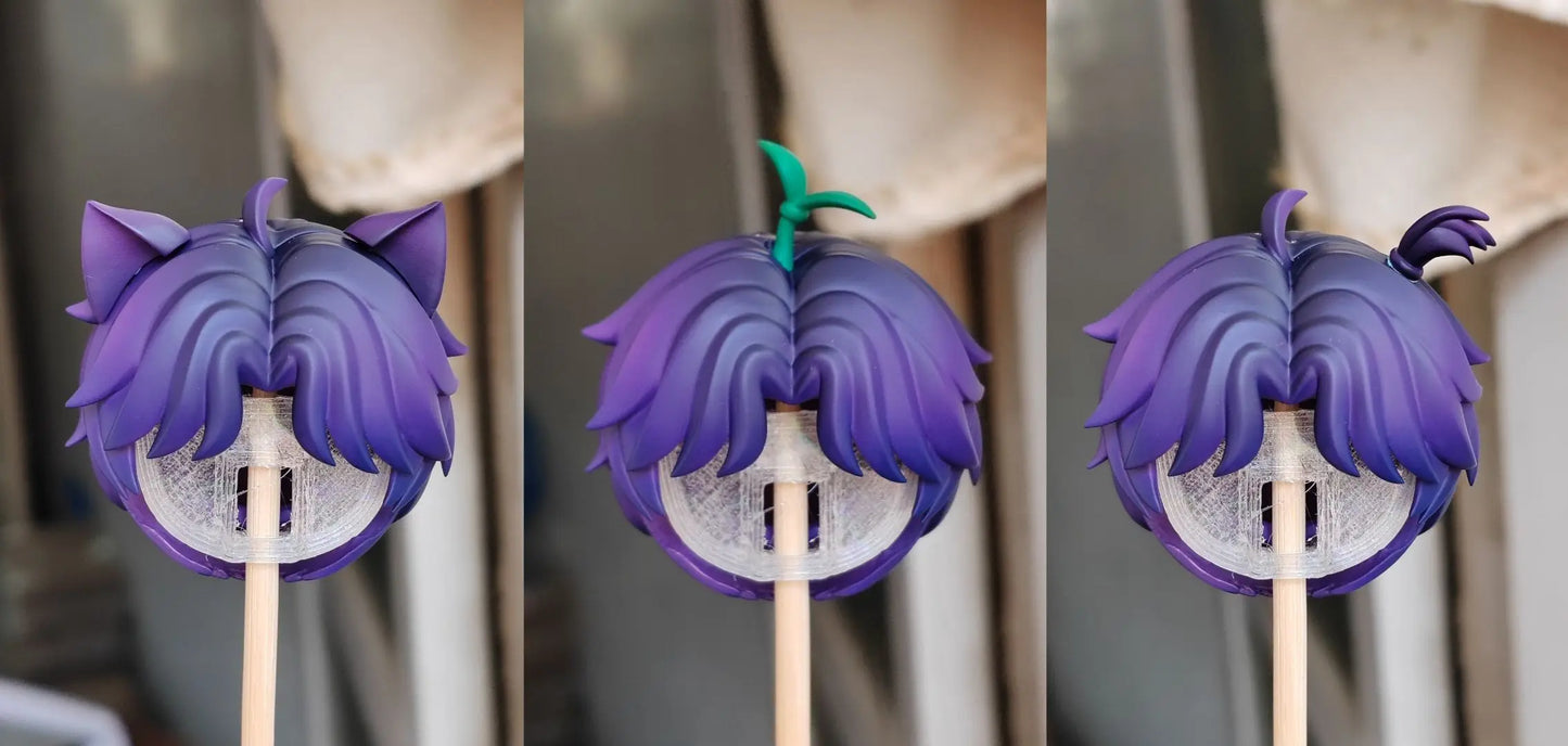 Love and Deepspace Rafayel  Handmade OB11  GSC Hair Detachable Hair Shell Wig Faceplates BJD Doll Accessories Game Anime Toy Kid