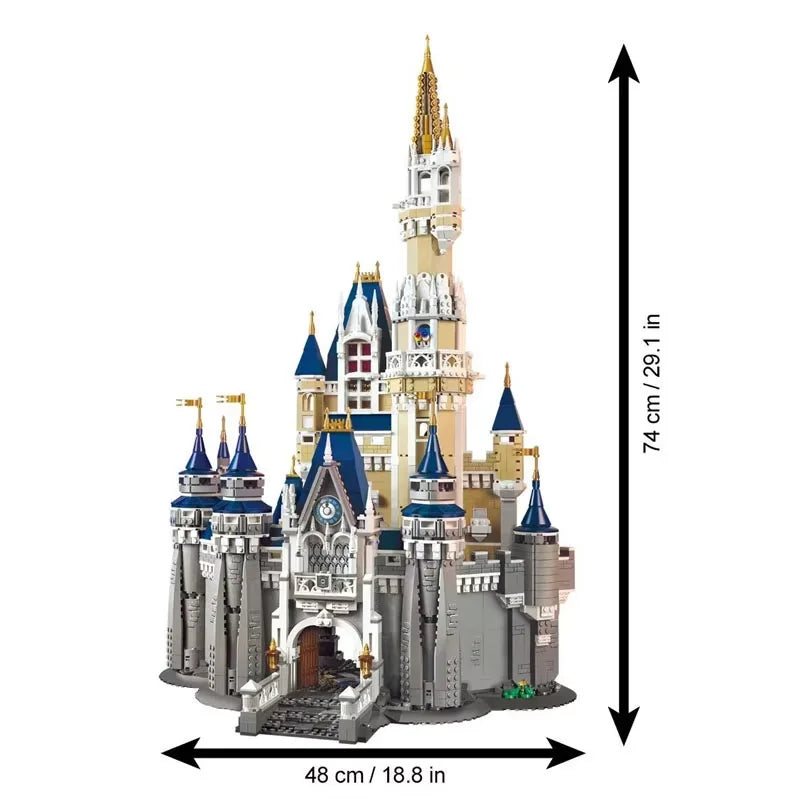 MINISO 4080 PCS Princess Castle Modular Building Blocks Bricks Kids Toy Christmas Birthday Gifts Compatible 71040 16008 IN STOCK