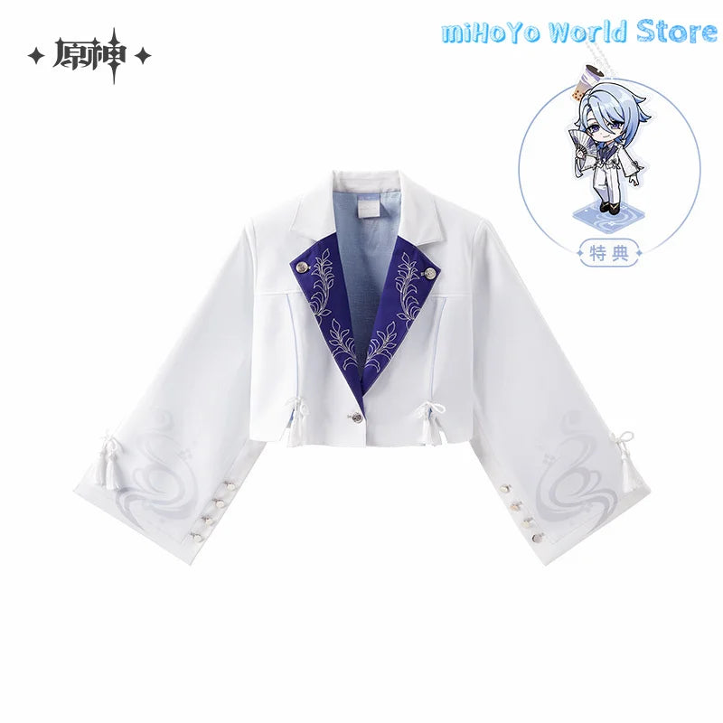 [Official] Kamisato Ayato Coat MiHoYo Original Genshin Impact Ayato Theme Impression Serie Wide Sleeved lapel Jacket Cosplay