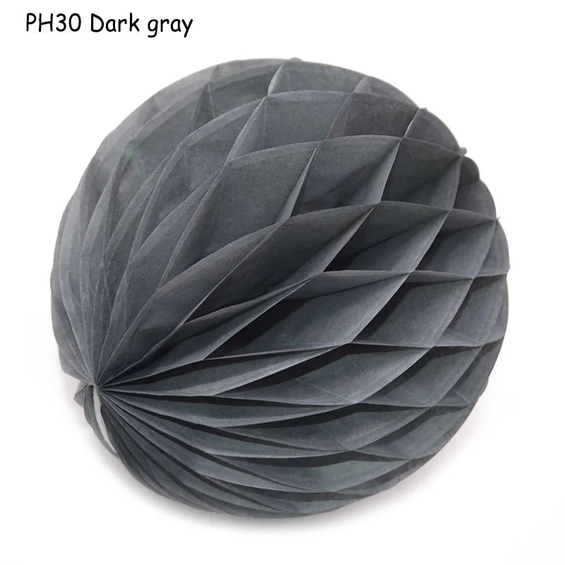 5pcs/lot 10/15cm Decorative Paper Honeycomb Ball Pastel Flower Wedding Kid Birthday Party Decoration Baby Shower Supplies8Z