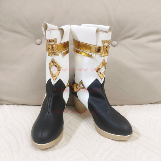 CosplayGame Genshin Sethos Cosplay Shoes Impact Sethos Cosplay Costume Accessory Props Pu Leather Sethos Cosplay Role Playing Sh