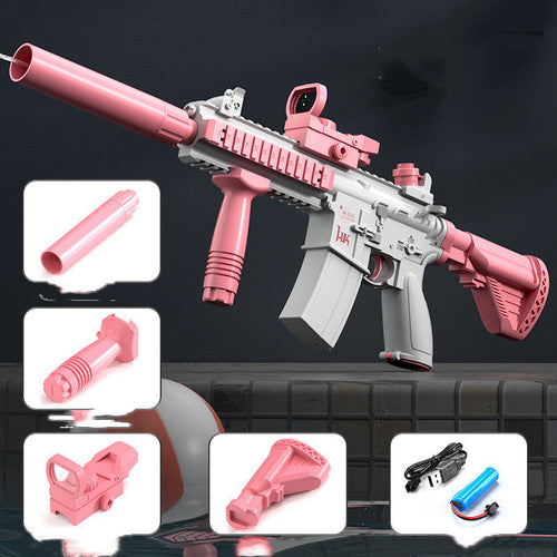 Summer Fully Automatic Electric Water Gun Rechargeable Long-Range