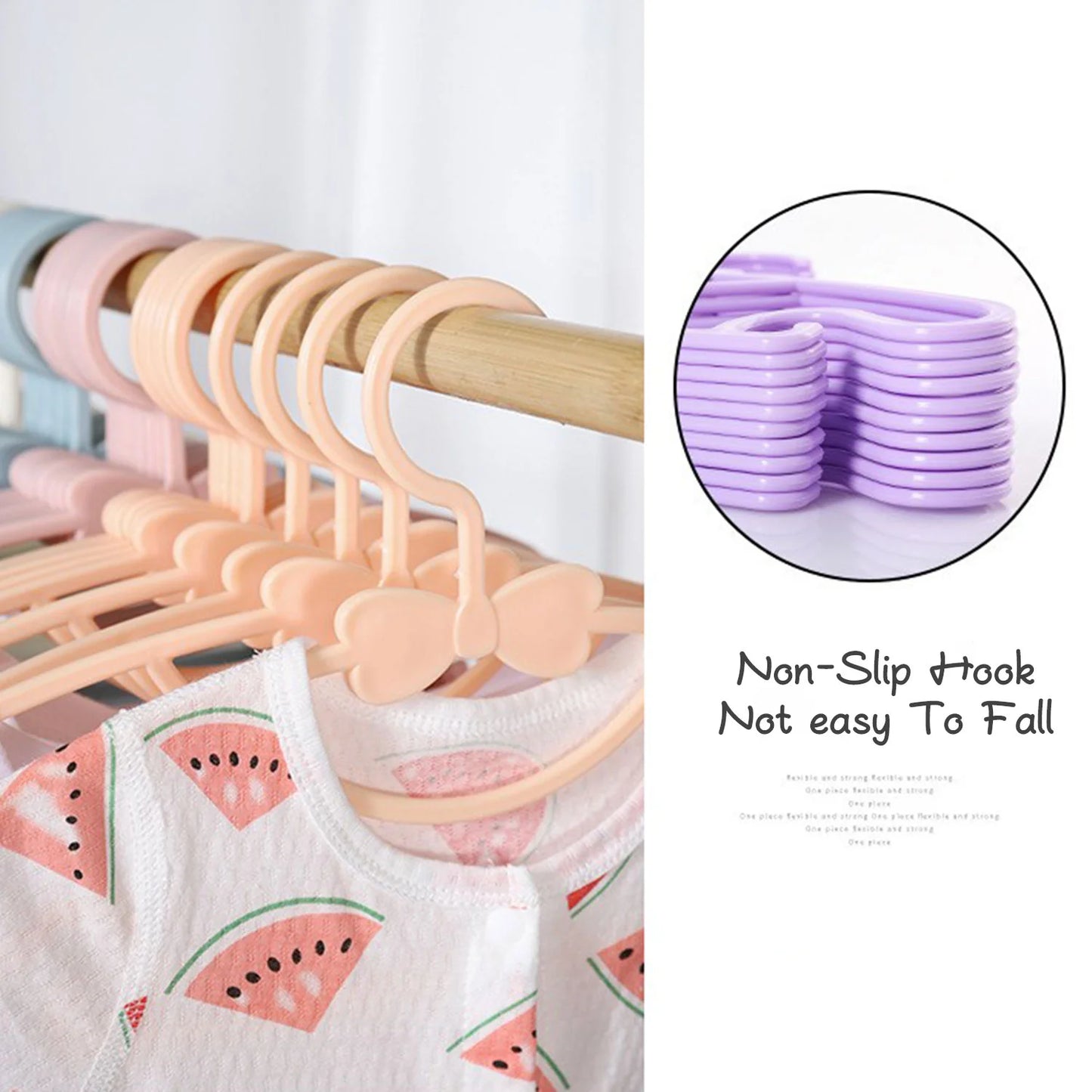 Baby Hanger 10pcs Kids Clothes Hanger Rack Display Cute Hanger Hanger Clip Hanger Wholesale