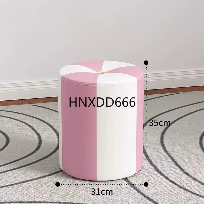 nordic Footrest Stool Hallway kitchen makeup living room vanity chair Wooden luxury home offer Interior items foot furniture