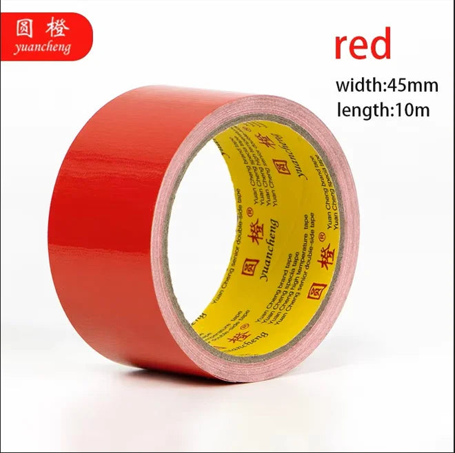 Black Adhesive Fabric Duct Tape Strong, Carpet  Tape Waterproof,White  Tape decorative, 10 Meter Automotive Fabric Tape 1Roll