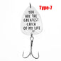 Fathers Day Gift for Dad Grandpa Pregnancy Announcement Gift for Husband Grandpa's New Fishing Buddy Fishing Lure Fisherman Gift