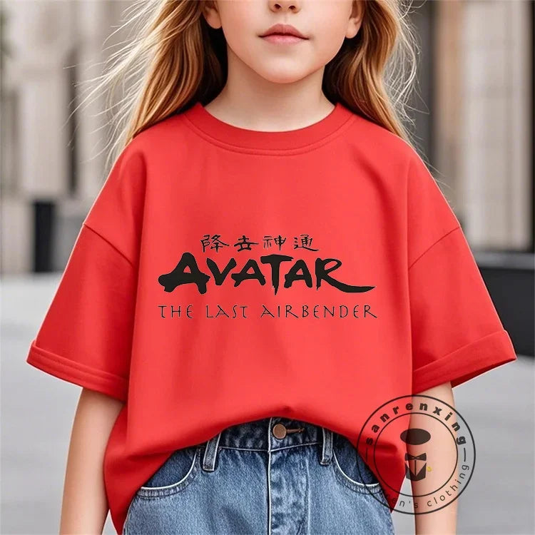The Avatar 100% Cotton Children's -Shir T Shirt Brands 2025 Kids Spring Clothes Baby Summer Clothes Tops Girls
