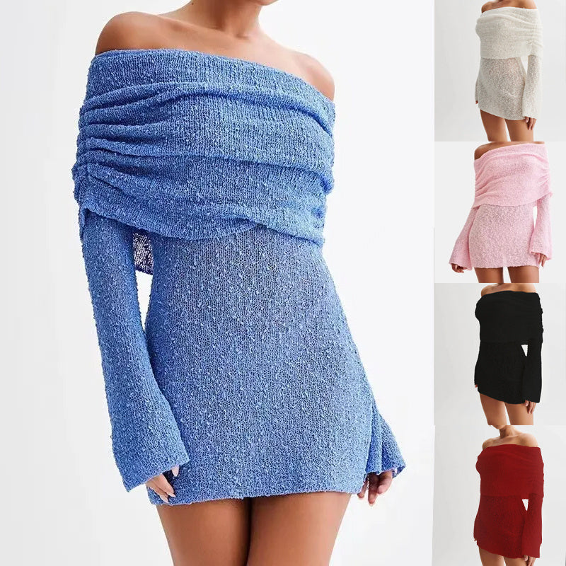 25 Edition – Off-Shoulder Knit Bodycon Dress