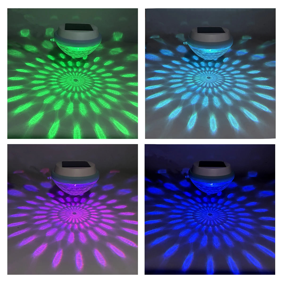 Solar Floating Pool Light Rechargeable Led Lamp With Panel Outdoor Lamps Garden Decorative Powered Lighting Christmas Decoration