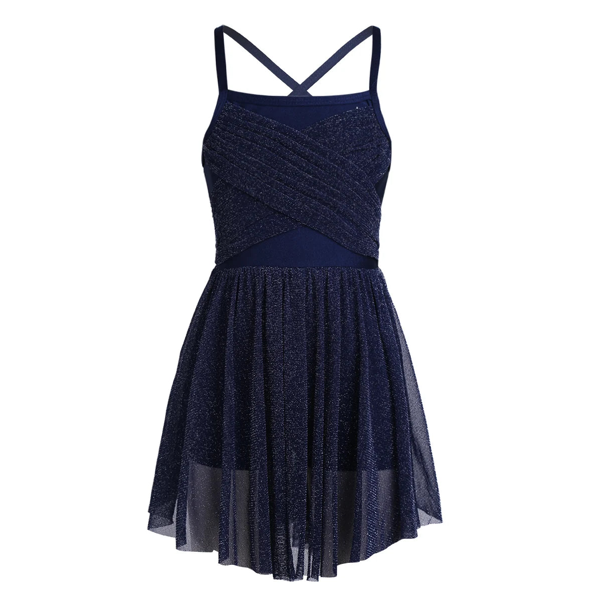 Kids Girls Ballet Leotard Dress Sleeveless Gymnastics Workout Modern Contemporary Dancewear Latin Lyrical Ballerina Costumes