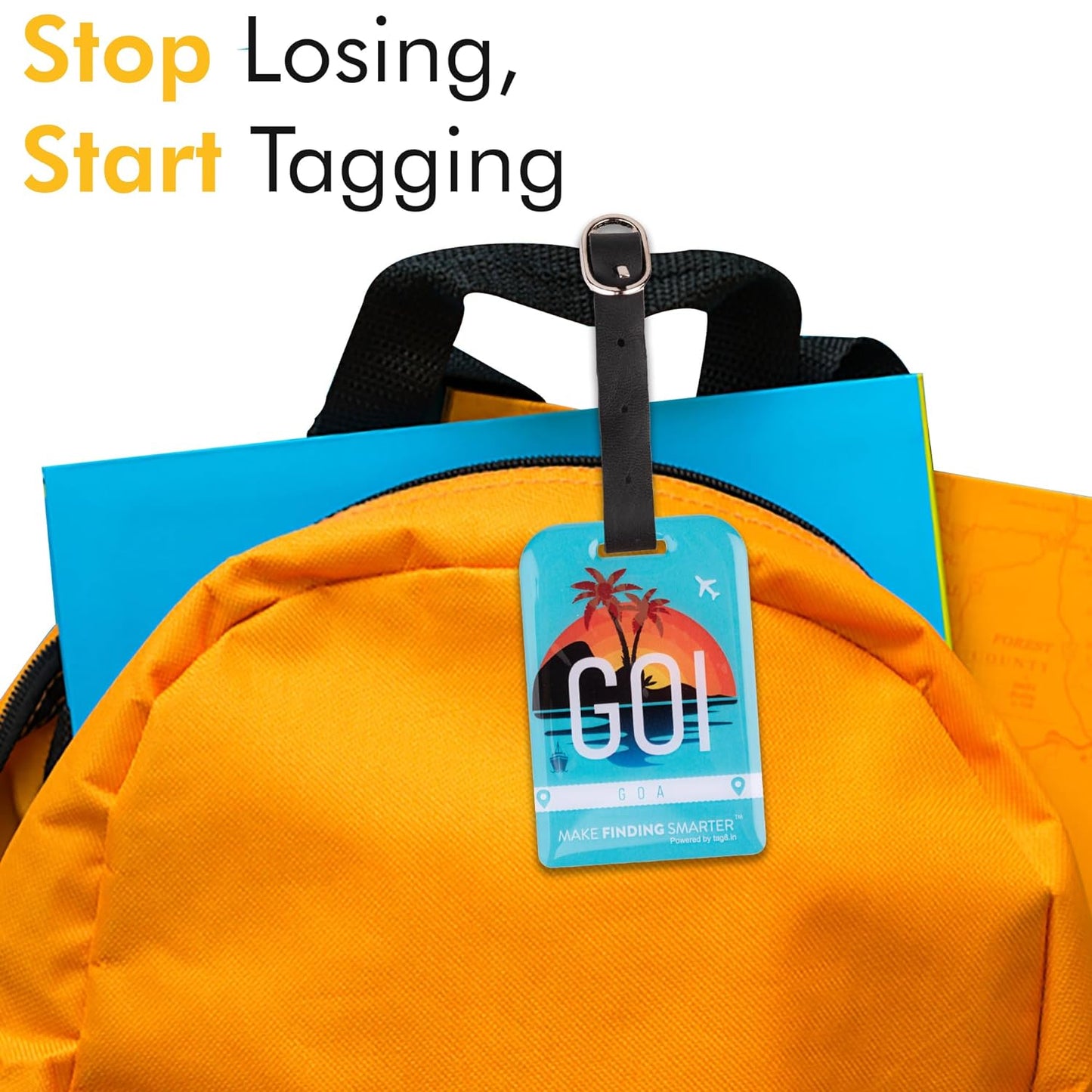 Smart Bag Security Tag - ST. Augustine FL [Pack 2]