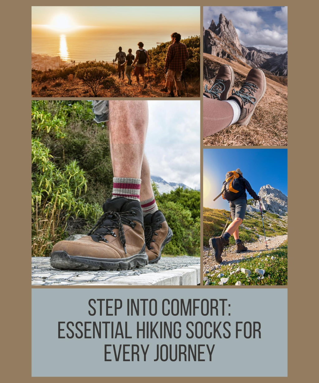 Wool Blend Minimalism Square Shapes Dress Socks - 3 Pairs