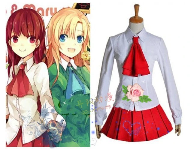 IB mary and Garry Game IB Cosplay Costume customized  for Halloween Christmas