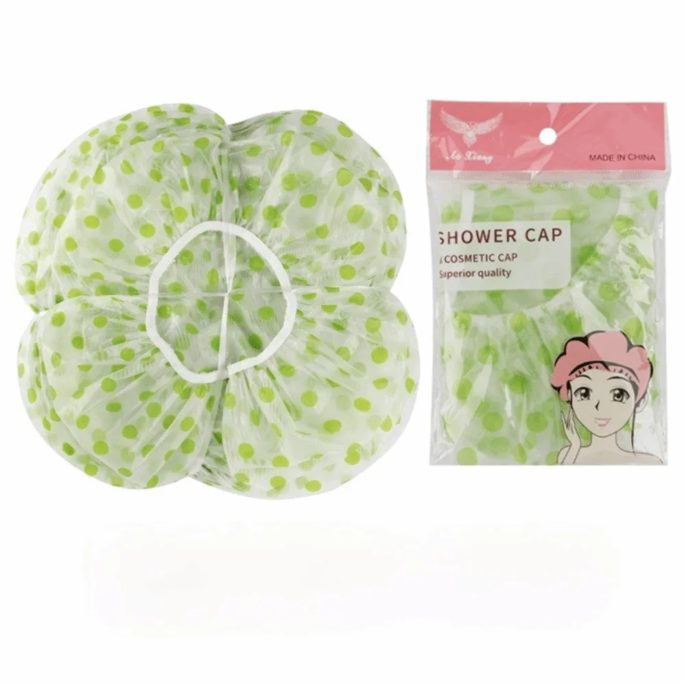 Durable Dustproof Shower Cap Oil-proof Fume Prevention Waterproof Bathing Cap Dry Hair Cap Household