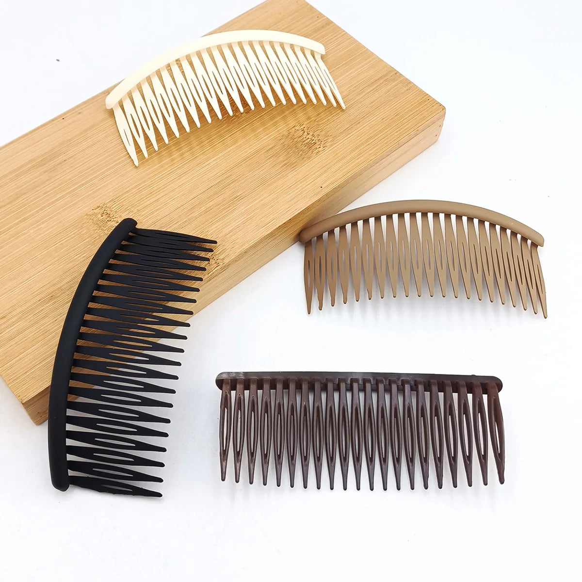 1/12 PCS Women Hair Comb Large Simple Hairpin Bangs Fixed Arrangement Broken Hair Headband Back Head Comb Hair Accessories