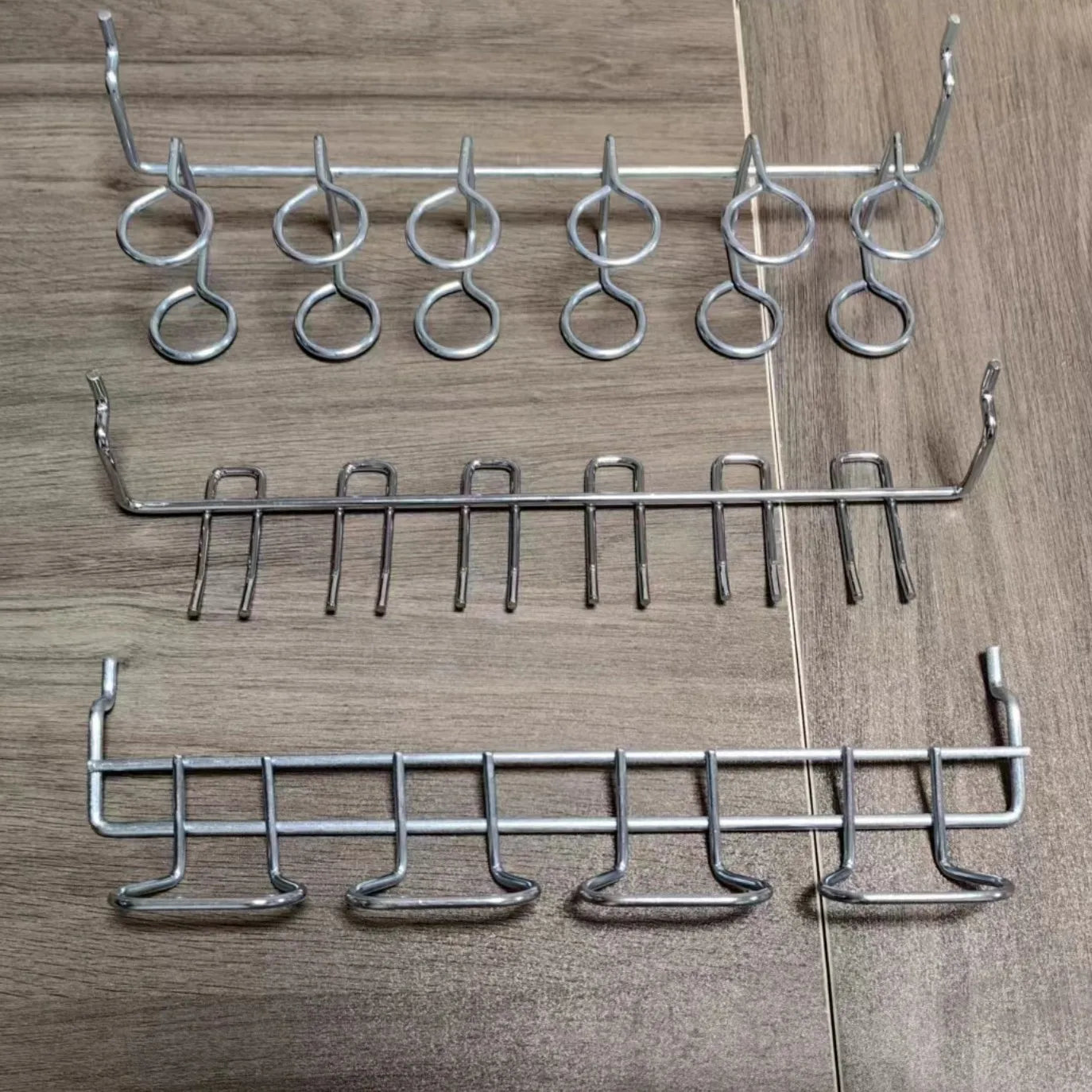 3pcs slat wall pegboard tool storage rack, hammer, brush, screwdriver and Pegboard Accessories storage kits