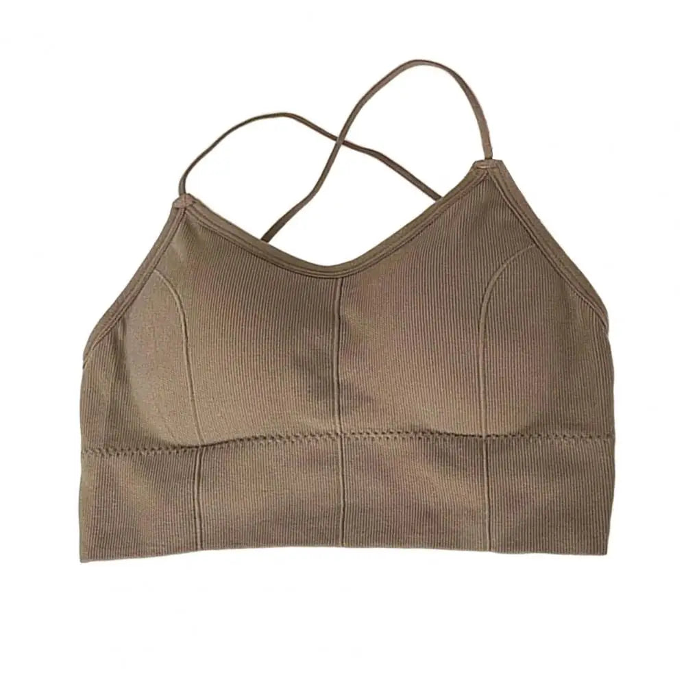 Sexy Women Padded Wire Free Crop Push Up Bralette Top Tanks for Bras Lingerie SpaghettiTop Camis Seamless Sling Female Tube Top