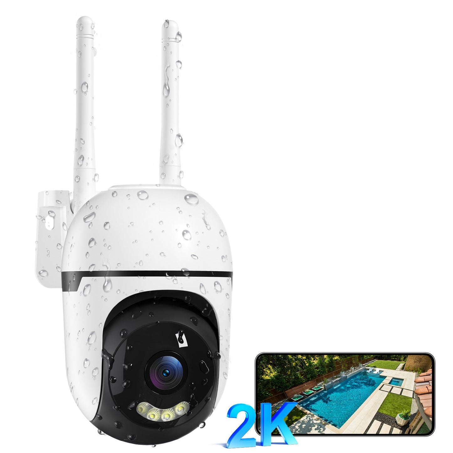 3MP PTZ Wireless Indoor Outdoor Mini Camera CCTV Network Security