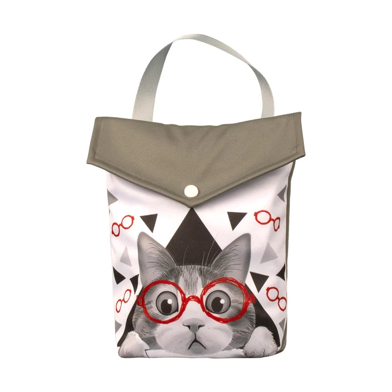 Pororo Baby Diaper Bag Waterproof Wet Bag for Swimsuit Travel Beach Pool Dirty Yoga Gym Clothes Makeup Bag