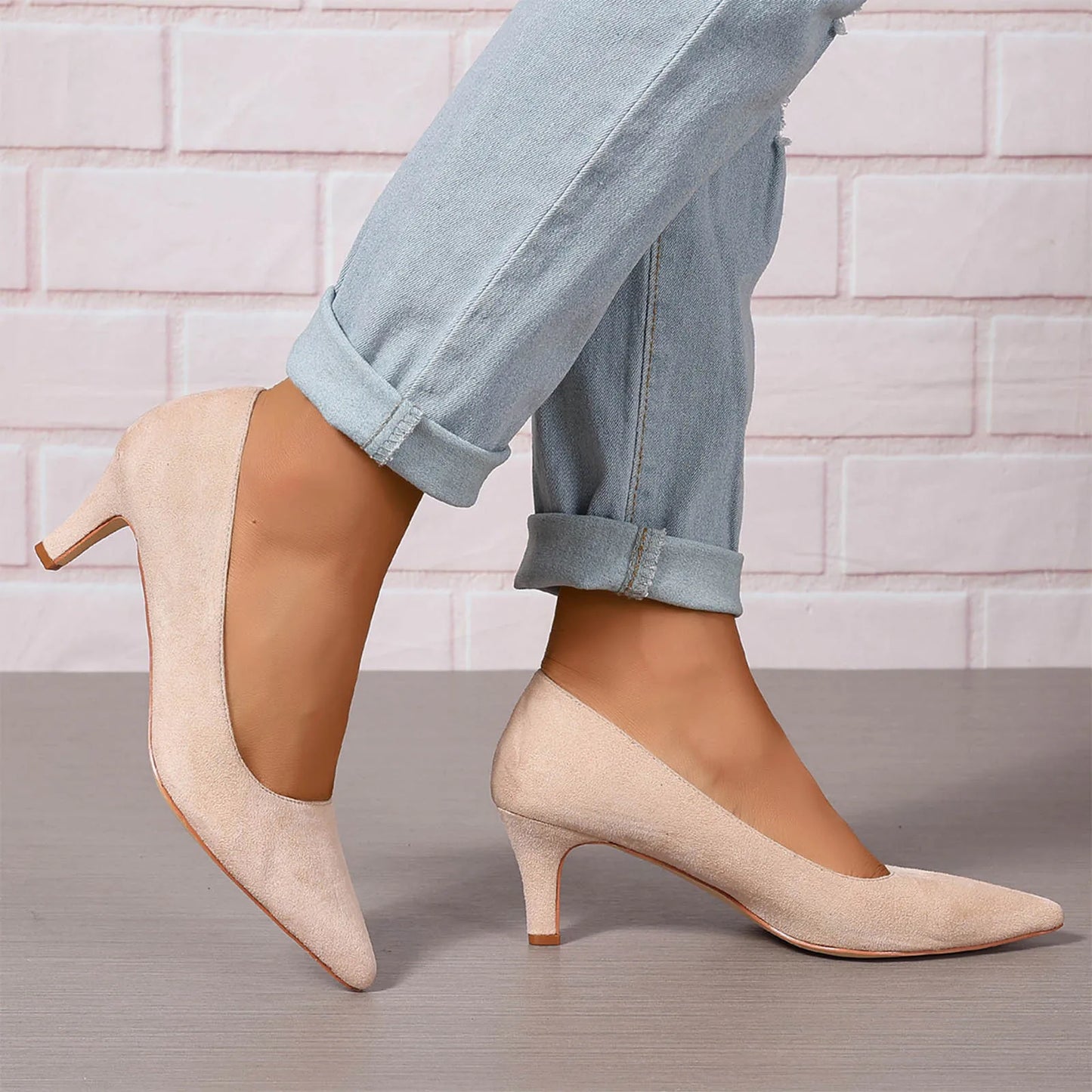 2025 Trendy Women'S Pumps Women'S Stiletto Pointed Toe Dress Shoes Wedding Prom Bridal Work Fashion Comfortable Classic Shoes