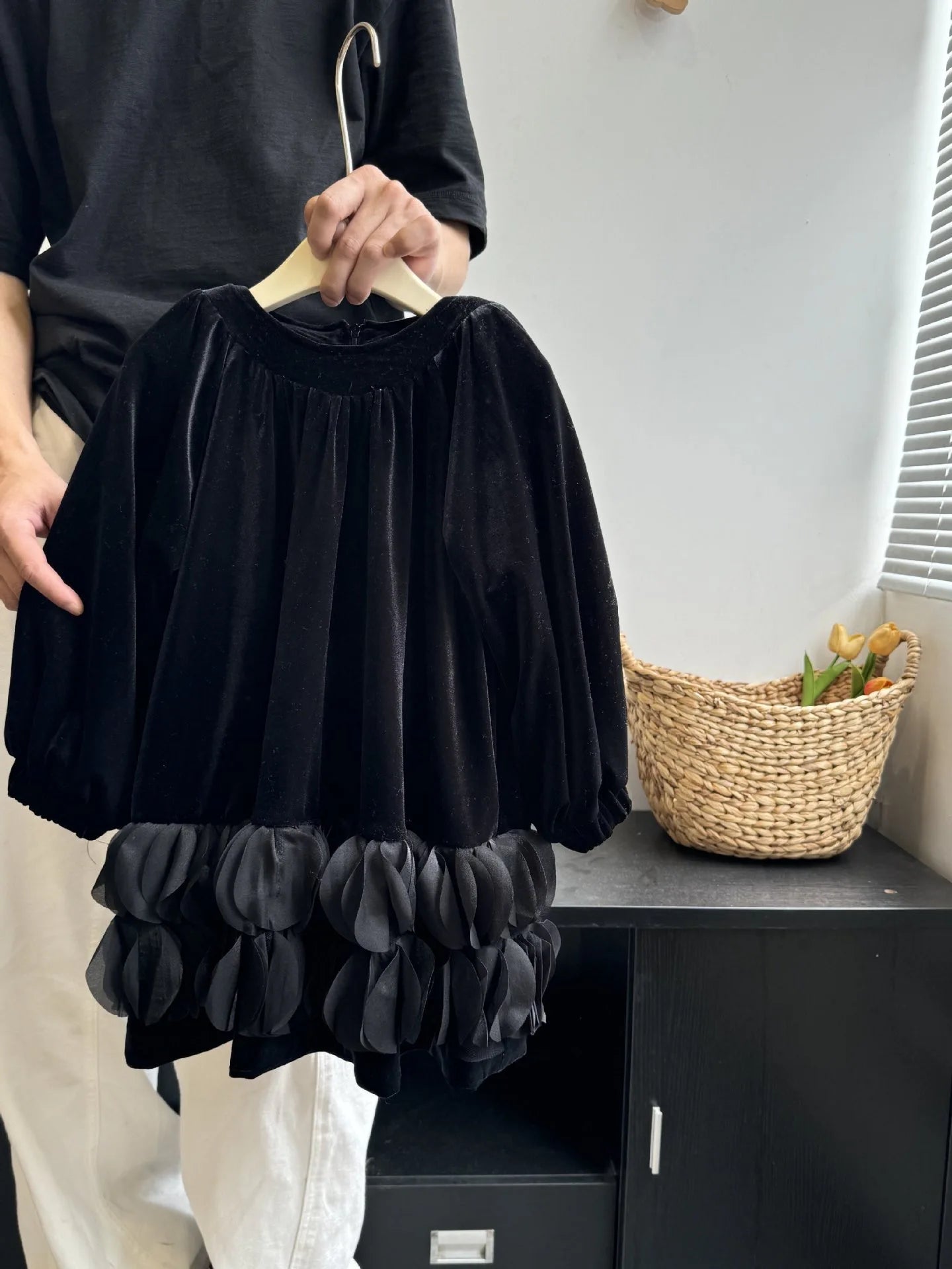Baby Girl Princess Velvet Tutu Dress Long Sleeve Toddler Child Vestido Birthday Party Spring Autumn Winter Baby Clothes 2-10Y