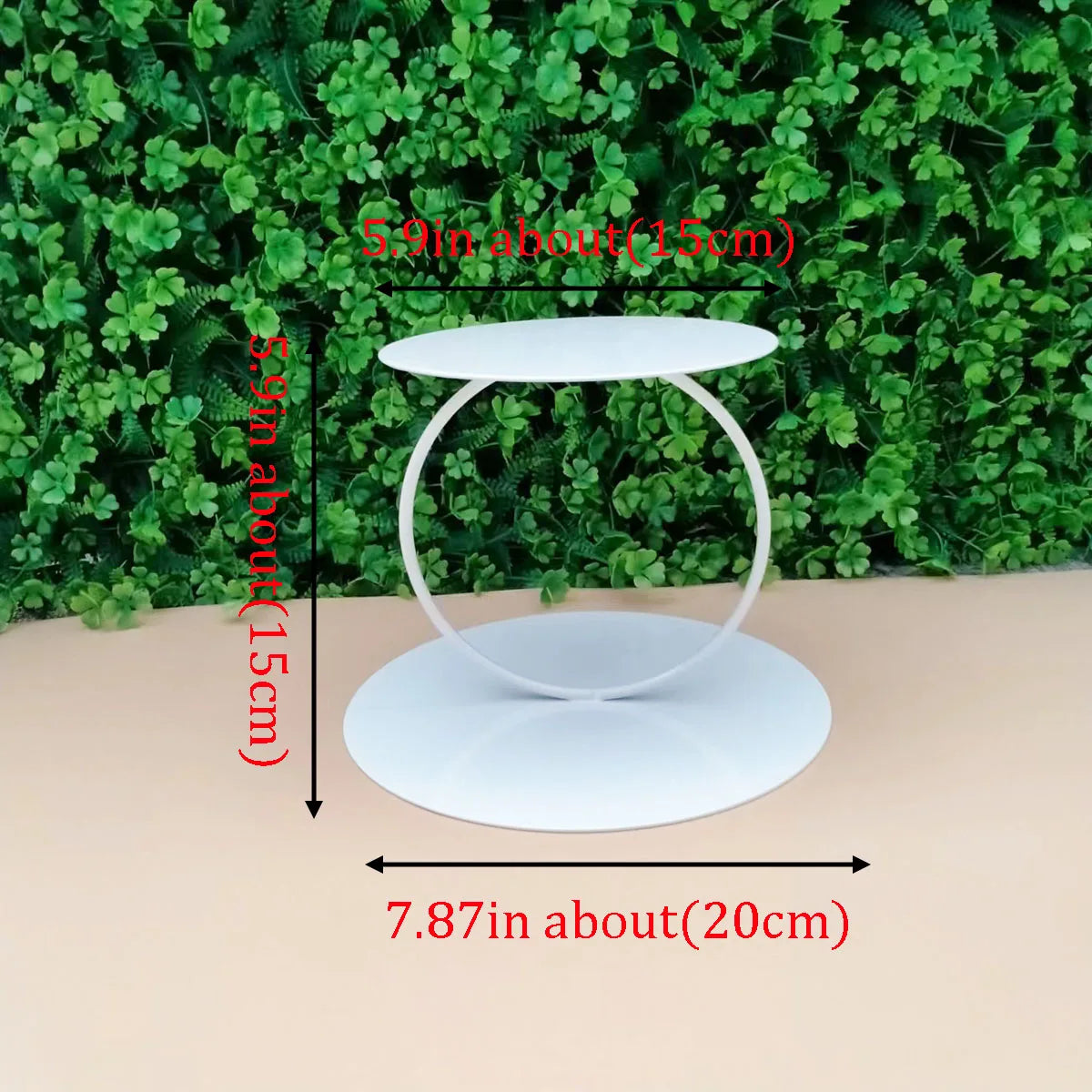 Metal Wedding Cupcake Cake Stand Floating Cake Holder Separator Wedding Birthday Party Dessert Display Stand Decorative