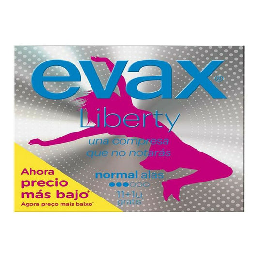 Normal Sanitary Pads Evax Liberty (12 uds)