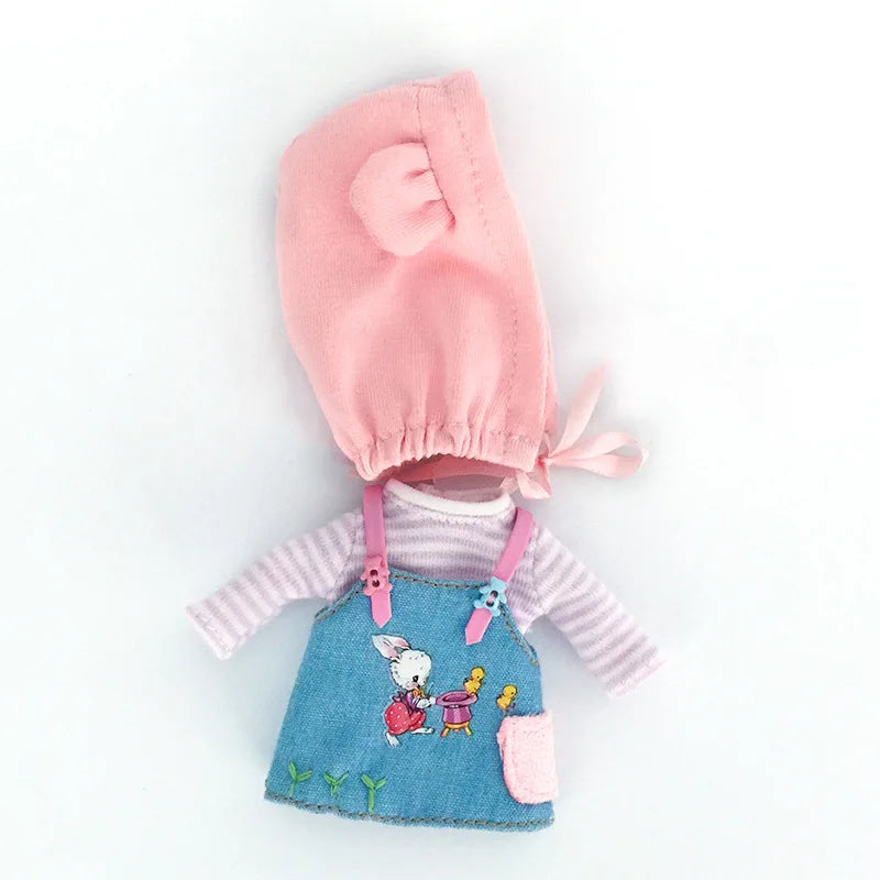 New Ob11 Baby Clothes Obitsu11 Cool Coat Molly Doll Clothes Dress With Hat 1/12bjd Gsc Doll Clothes Accessories For Gsc OB11