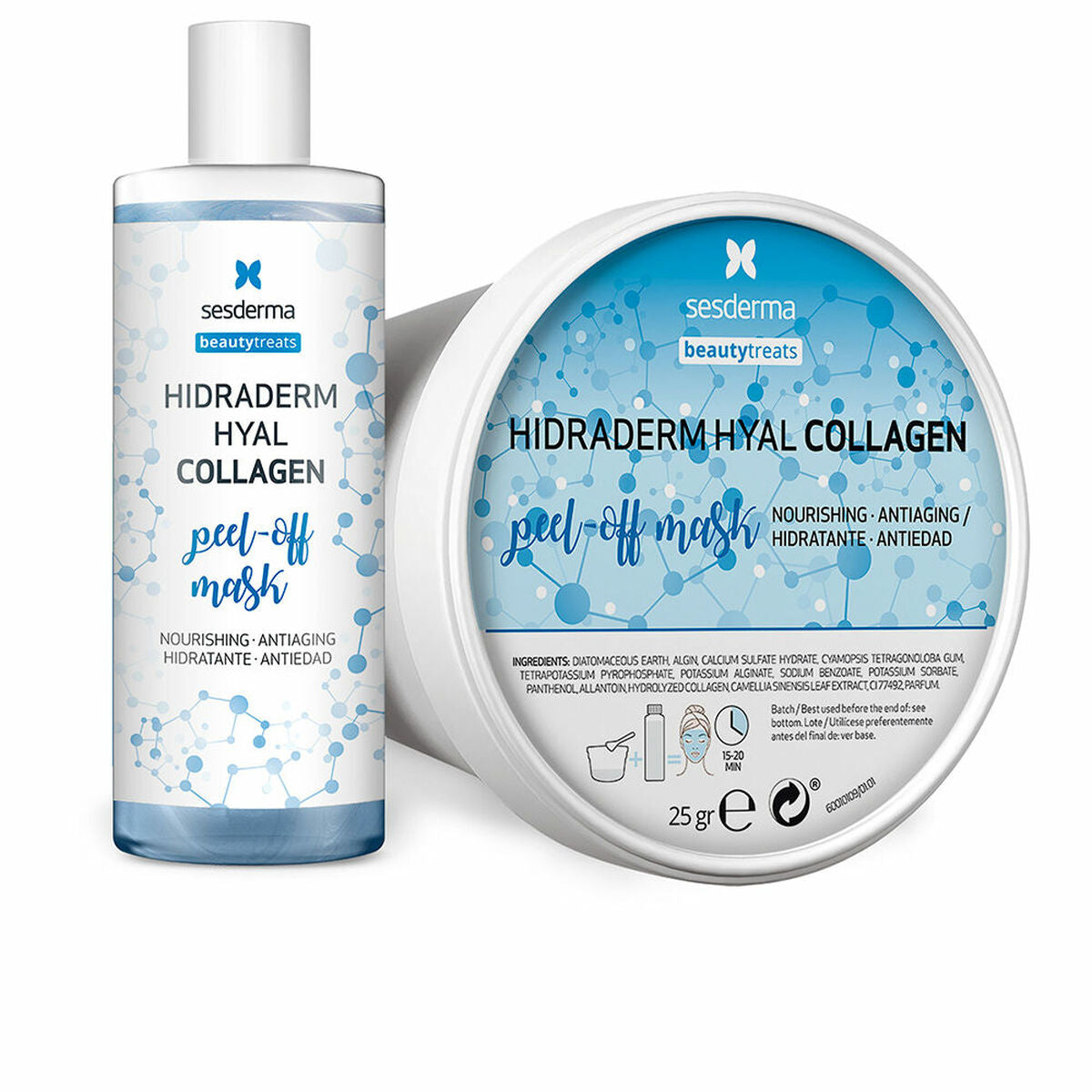 Facial Mask Peel Off Sesderma Beauty Treats Hidraderm Hyal Collagen 75