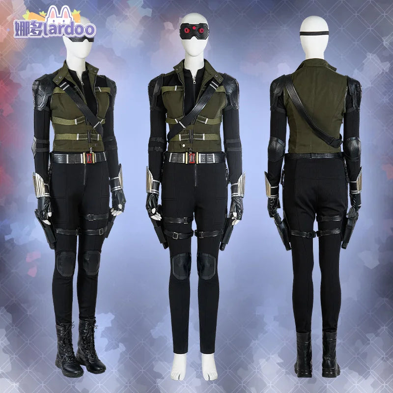 Thunderbolts Yelena Belova Black Widow Cosplay White Widow Costume Halloween Carnival Party Christmas Play Role Clothes Clothing