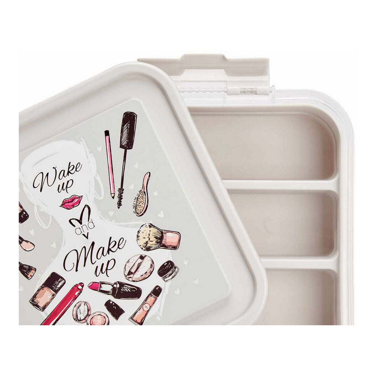 Make-up organizer Transparent Plastic 24,5 x 11,5 x 26 cm