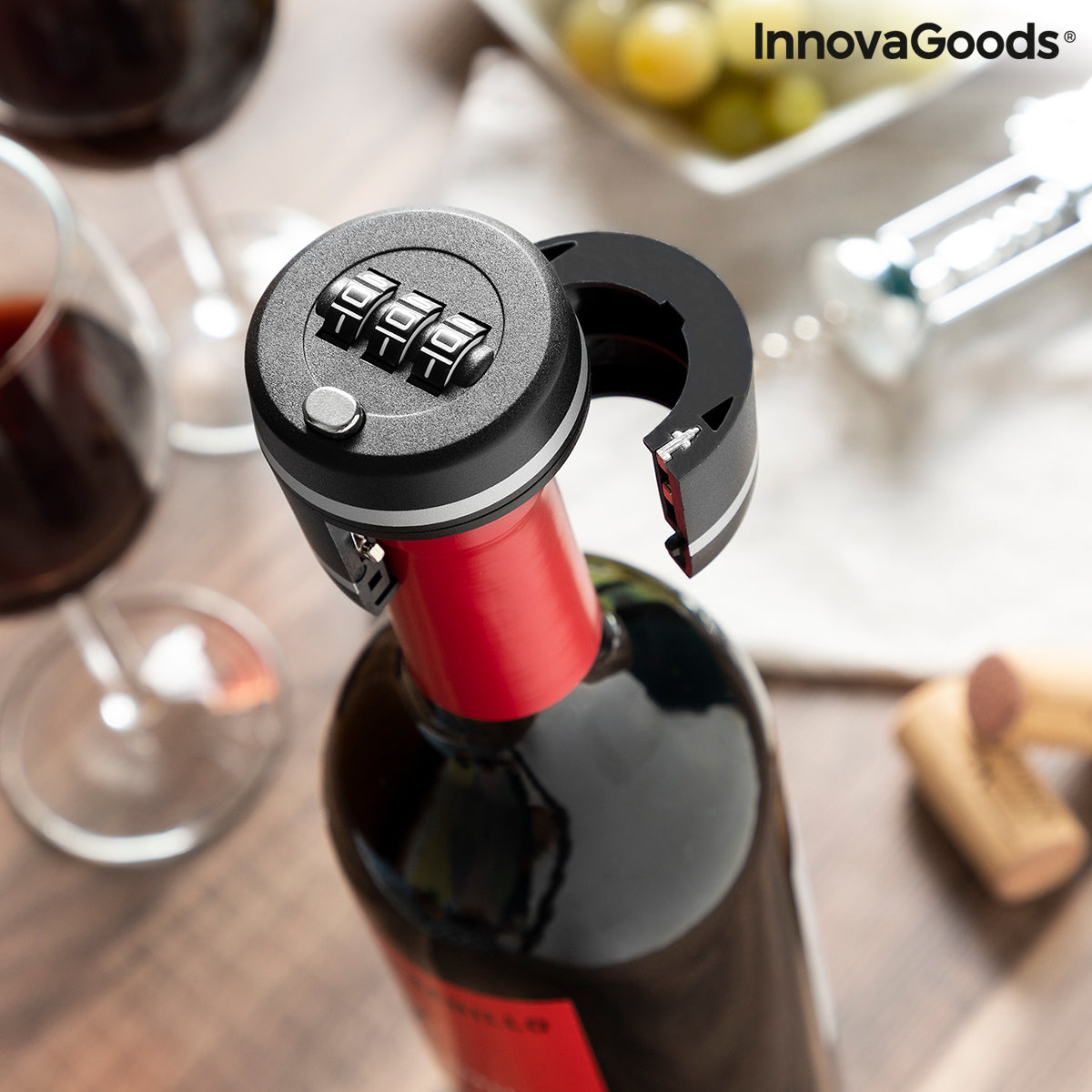 Lock for Wine Bottles Botlock InnovaGoods