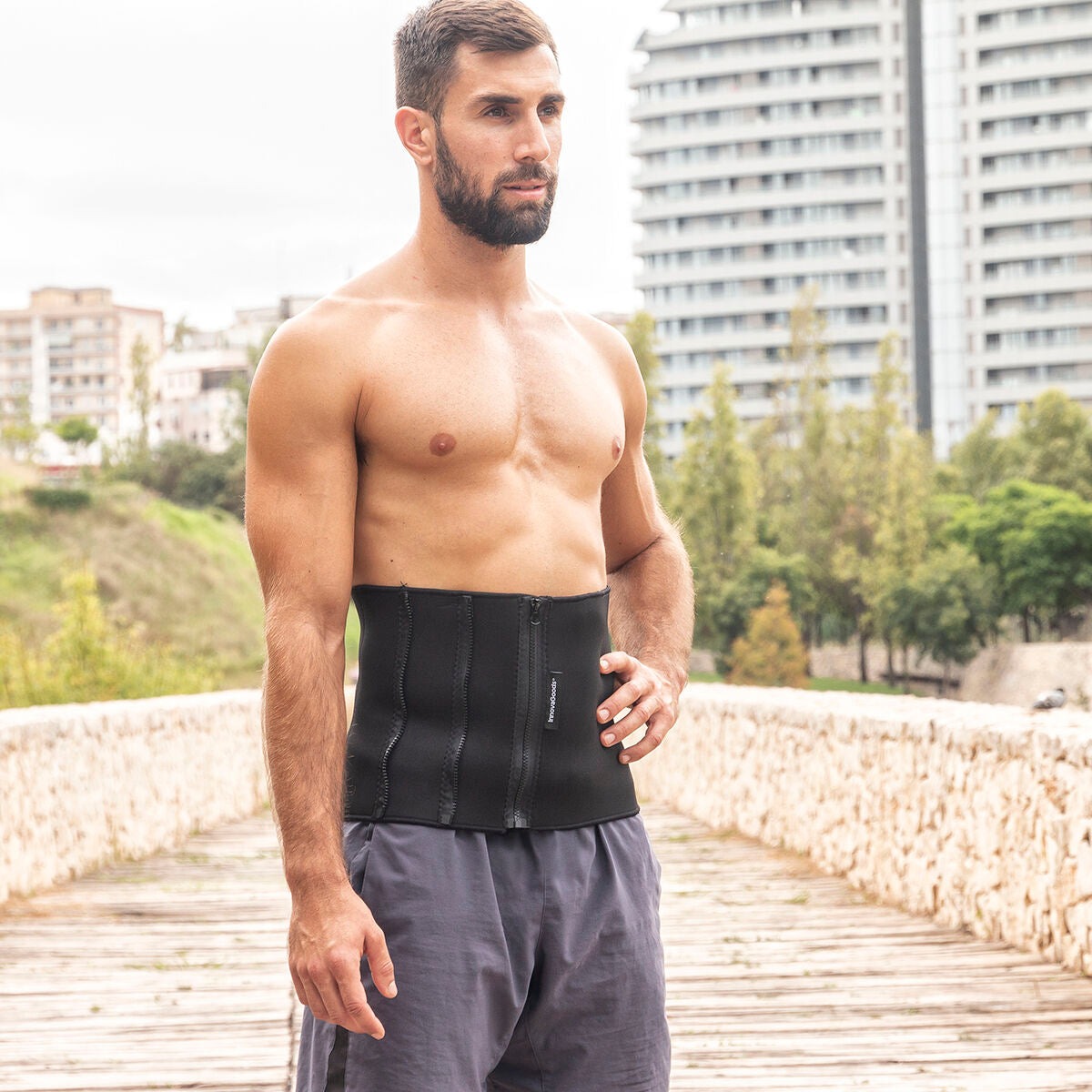Pack Foldable Abdominal Machine with Exercise Guide and Sports Sauna