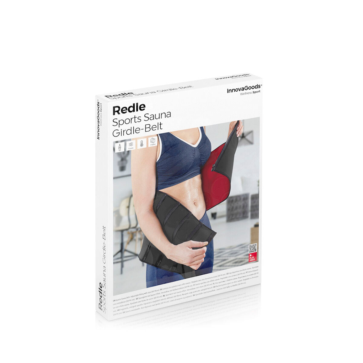 Pack Foldable Abdominal Machine with Exercise Guide and Sports Sauna