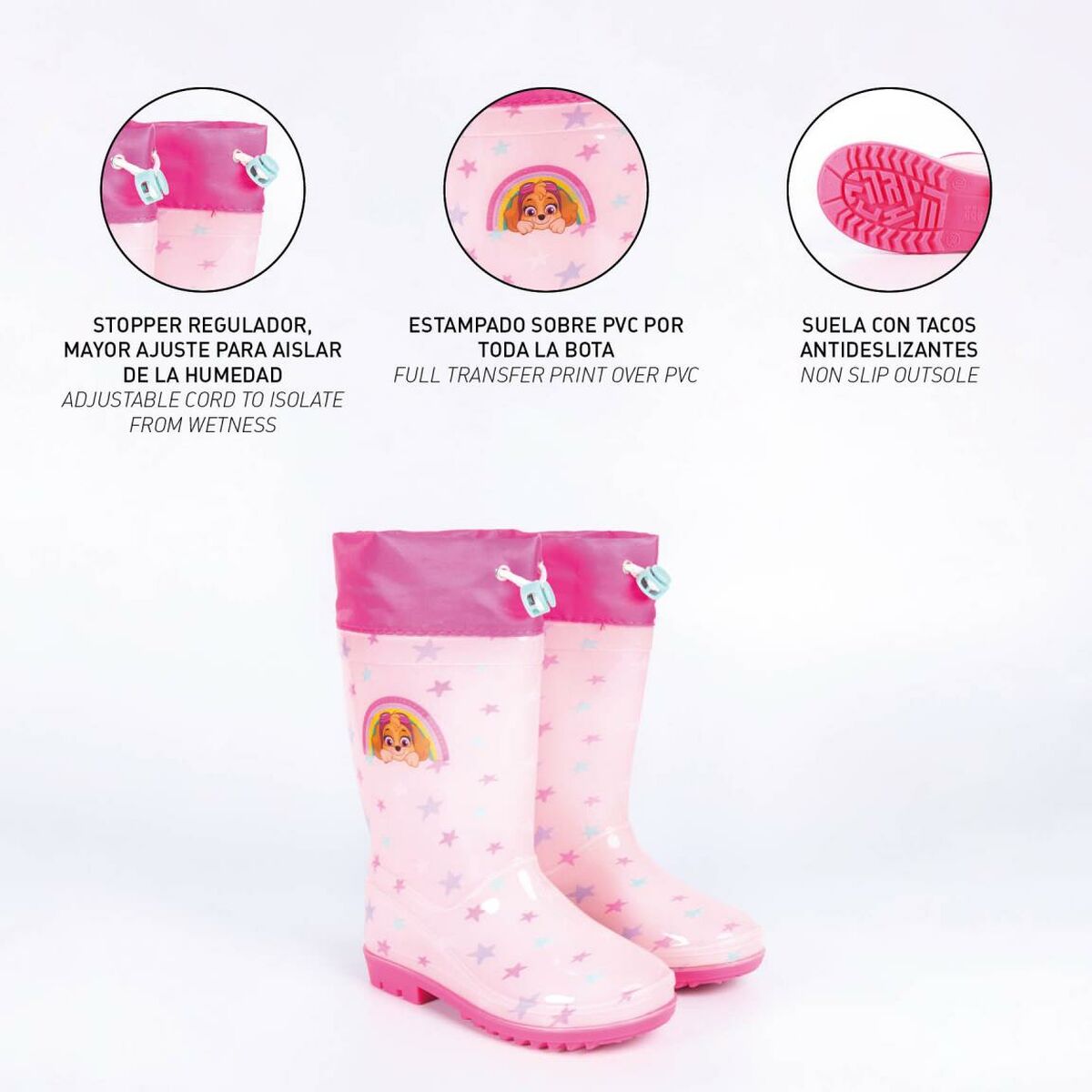 Children's Water Boots The Paw Patrol Pink