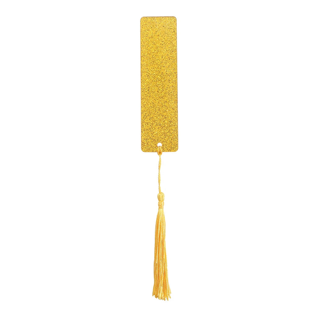 10 Styles New Bling Bling Creative Acrylic Bookmark with Tassel Christmas Party Decor Back To School Gifts