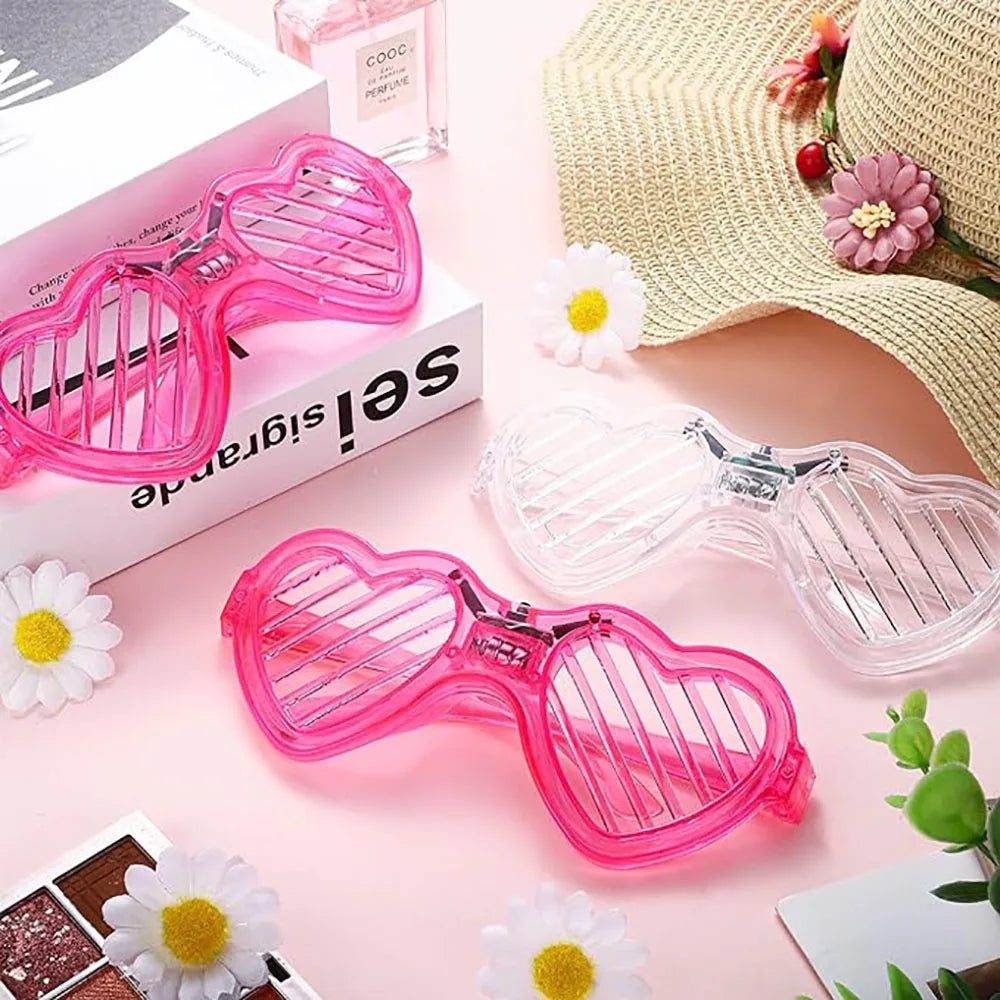 5/10/15/20/30 Pcs Led Neon Party Glasses Light Up Sunglasses Glow in the Dark Glasses for Kids Adults Party Supplies