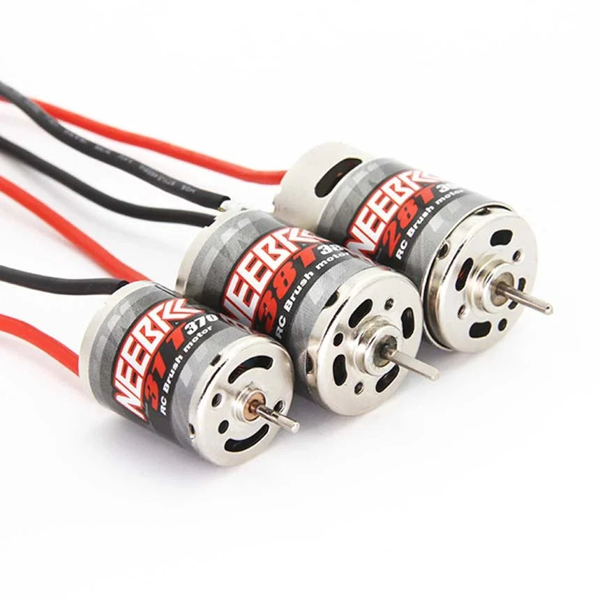 NEEBRC 370 380 390 Brushed Motor 30A ESC Brake Dual Way Adapter Connection Cable Combo for 1/16 1/18 1/24 RC Mini Car Boat Parts