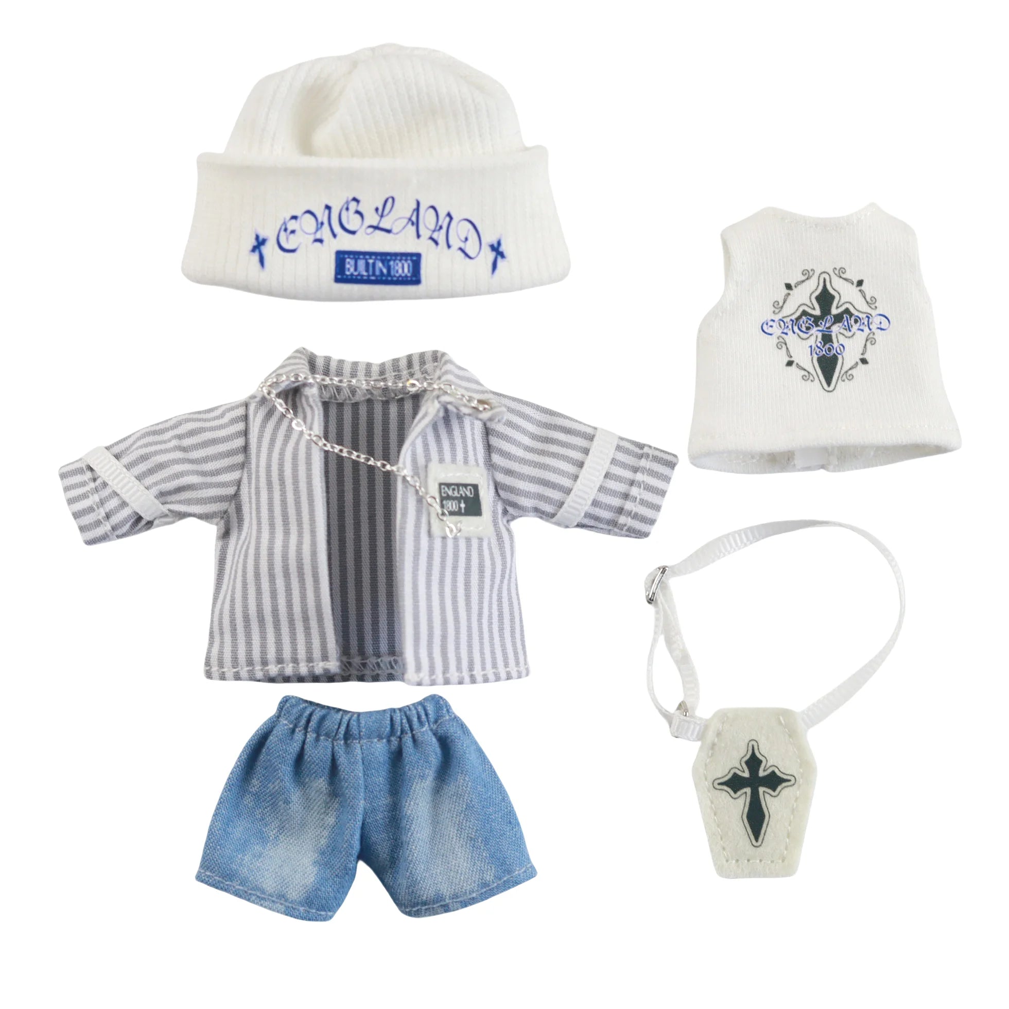 Game Love And Deepspace Surrounding Baby Clothes Ob11 Baby Clothes Set 12 Points Bjd Baby Wa Game Surrounding Doll Clothes