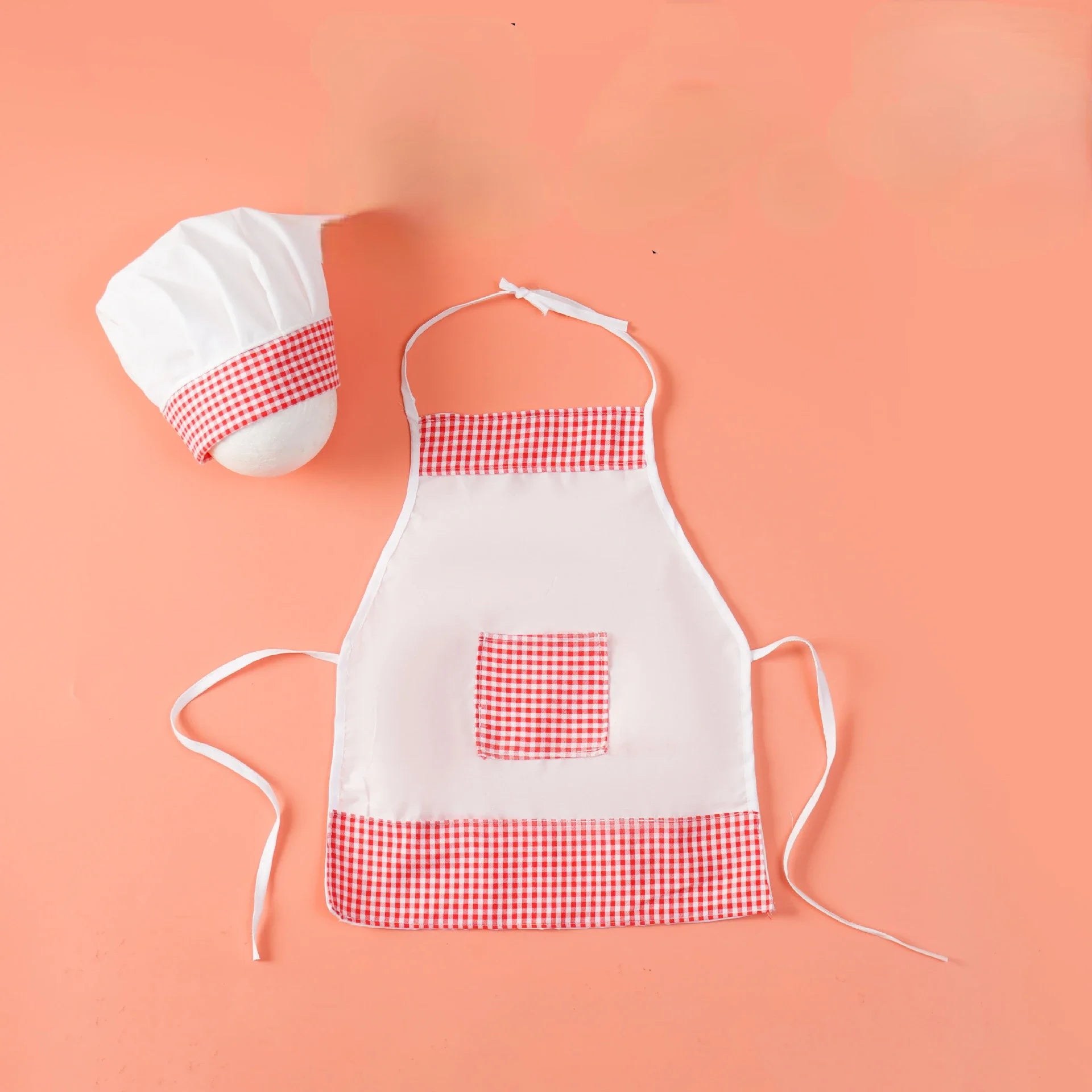 Children Photography Chef Suit Men and Women Baby Photo Modeling Clothes Children Performance Chef Apron New