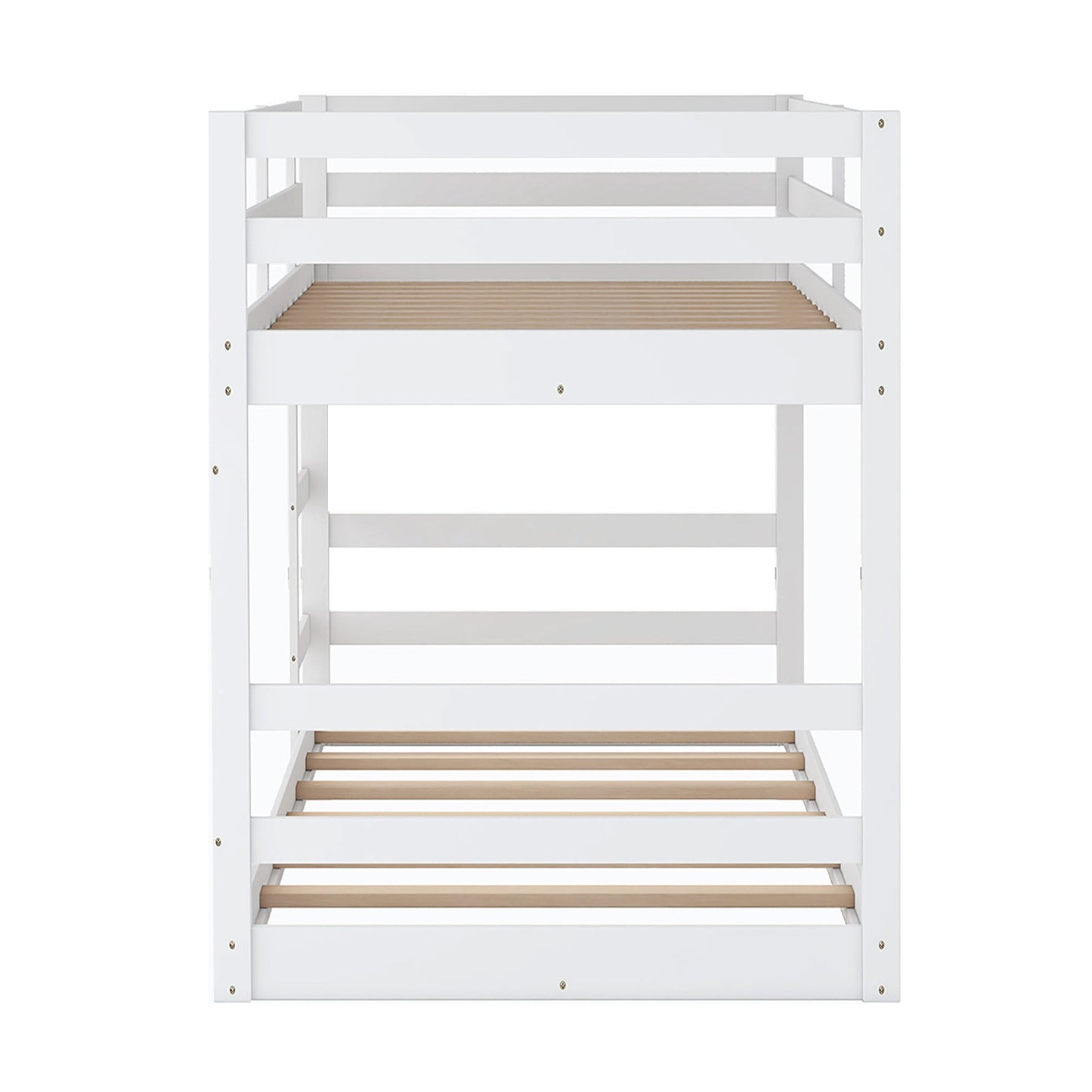Twin Over Twin Bunk Bed with Ladder