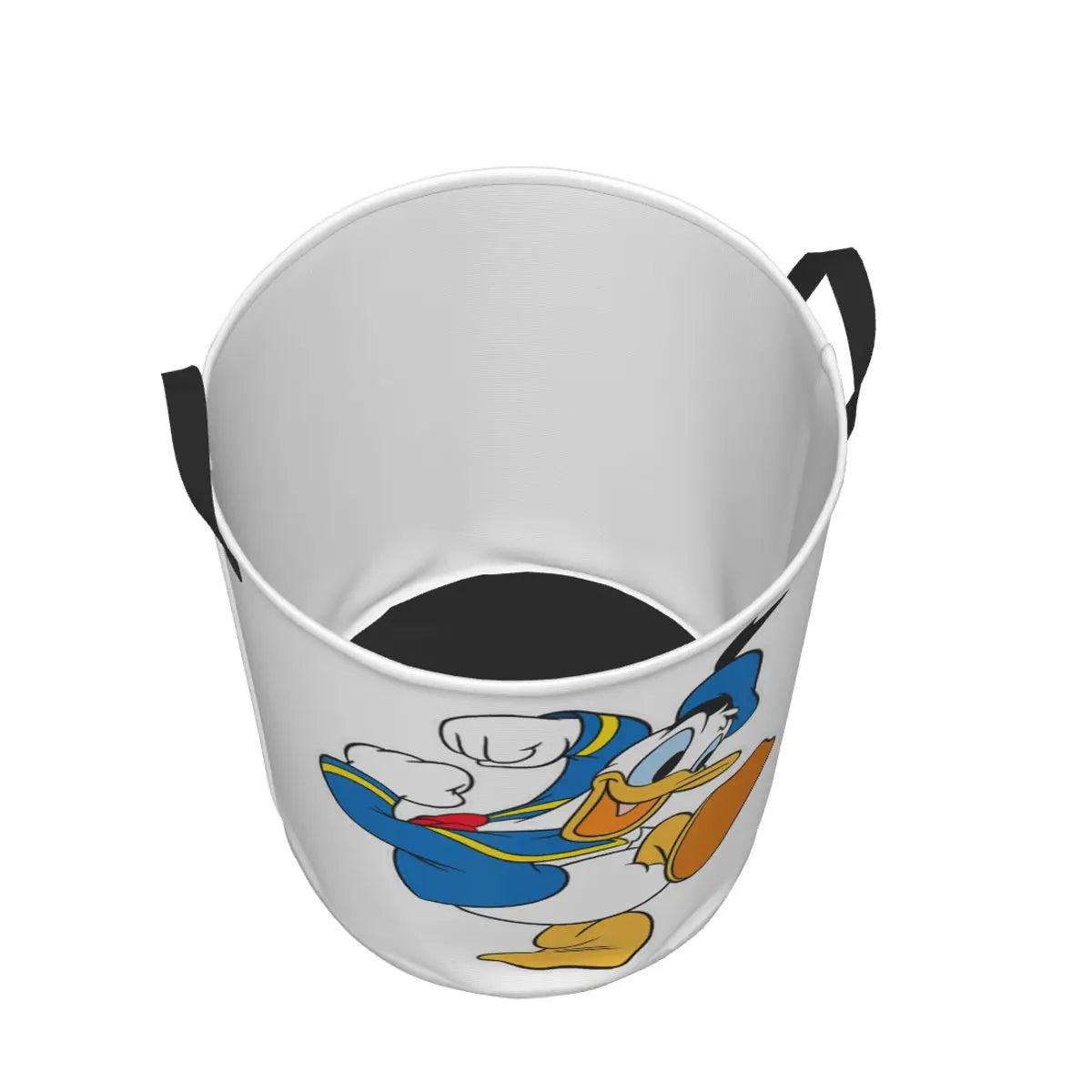 Custom Donald Duck Cartoon Laundry Basket Foldable Large Clothes Storage Bin Baby HamperCustom