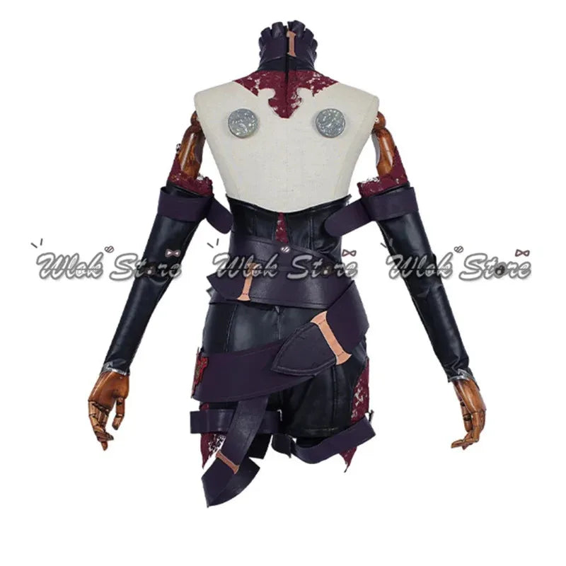 Game Briar Cosplay LOL Wig Outfit Battle Suit Women Halloween Party Carnival Roleplay Costume Briar White Pink Gradient Hair
