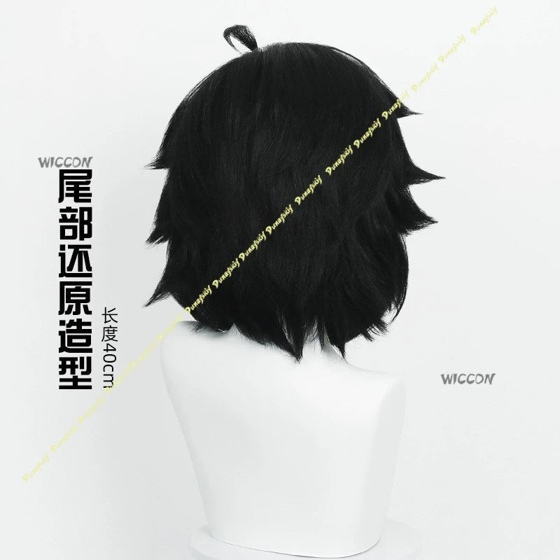 Luo Xiaohei Cosplay Costumes Wigs Black White Anime Long Short Boys Girls Cute Lovely Party Hair Resistant Christmas Halloween